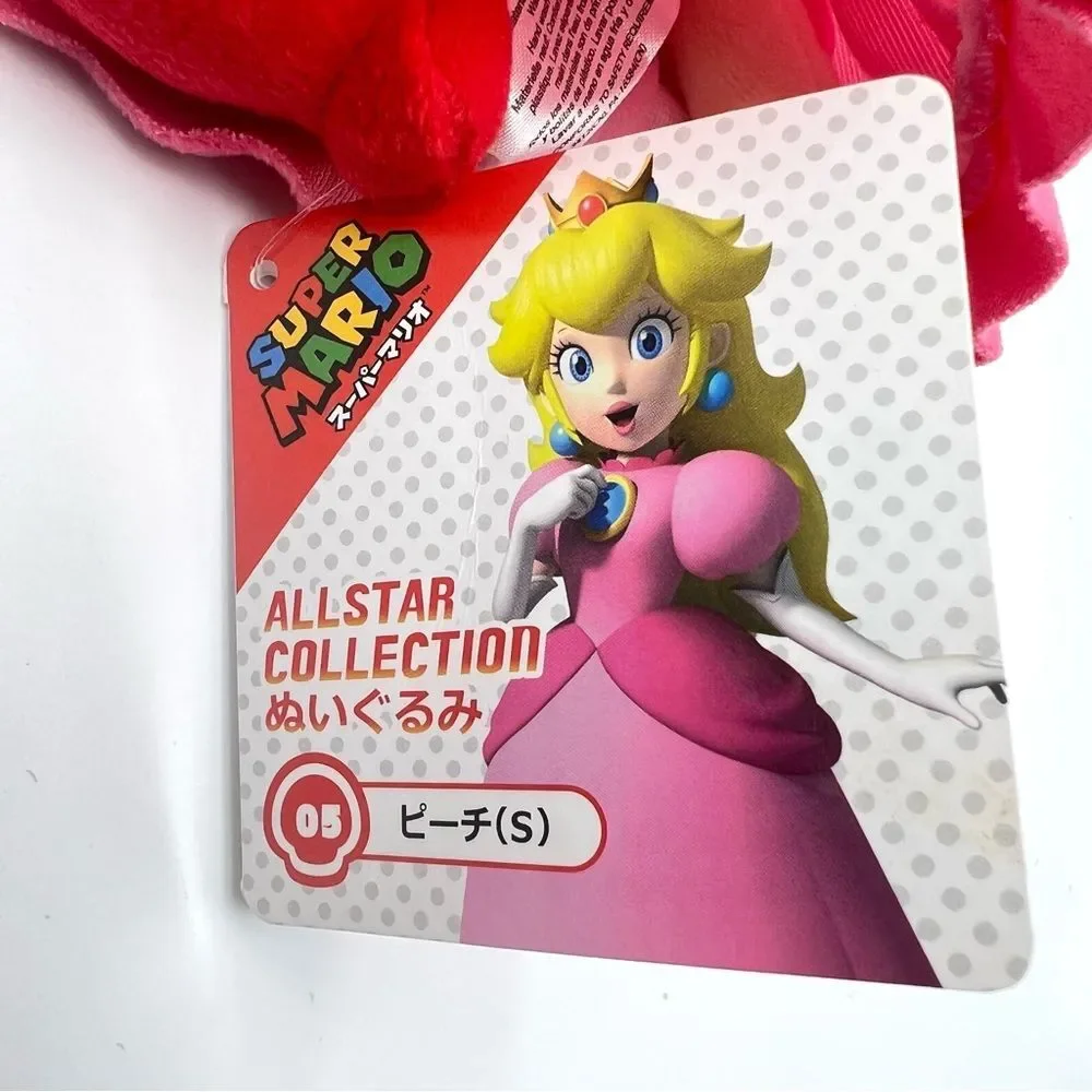 2017‎ Sanei Super Mario All Star Collection - AC05 Princess Peach Plush Doll Toy